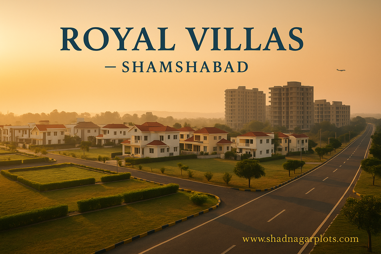 Royal Villas — Shamshabad: premium villa plots, completed houses and roads, near ORR and airport