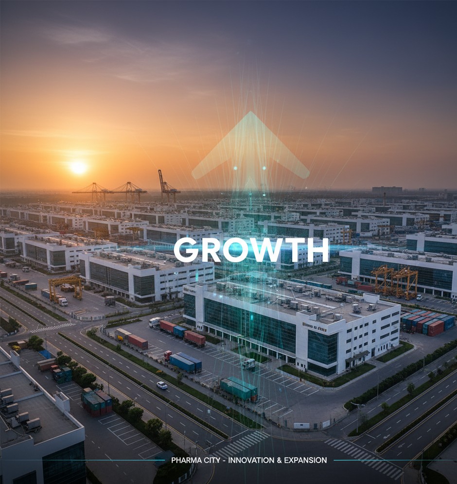 Hyderabad Pharma City and industrial growth map
